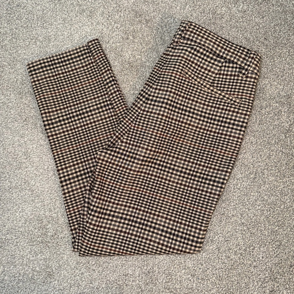 Maurices Bengaline Plaid Ankle Pants